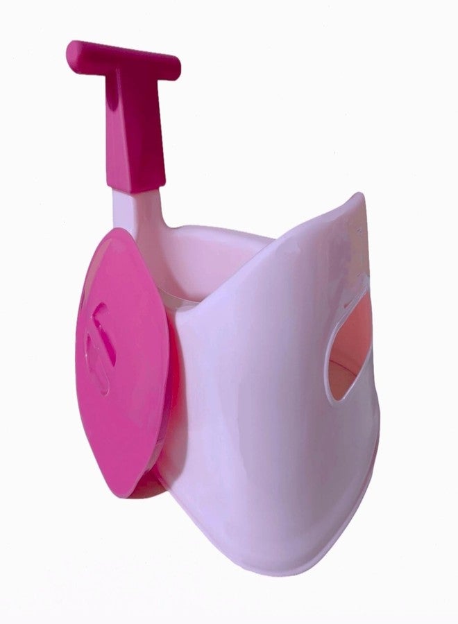 c s m CSM Baby Potty Training Toilet Seat with Lid, Pink, Suitable for 6-12 Months, Small Size - Image 2