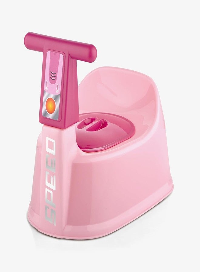 c s m CSM Baby Potty Training Toilet Seat with Lid, Pink, Suitable for 6-12 Months, Small Size - Image 1
