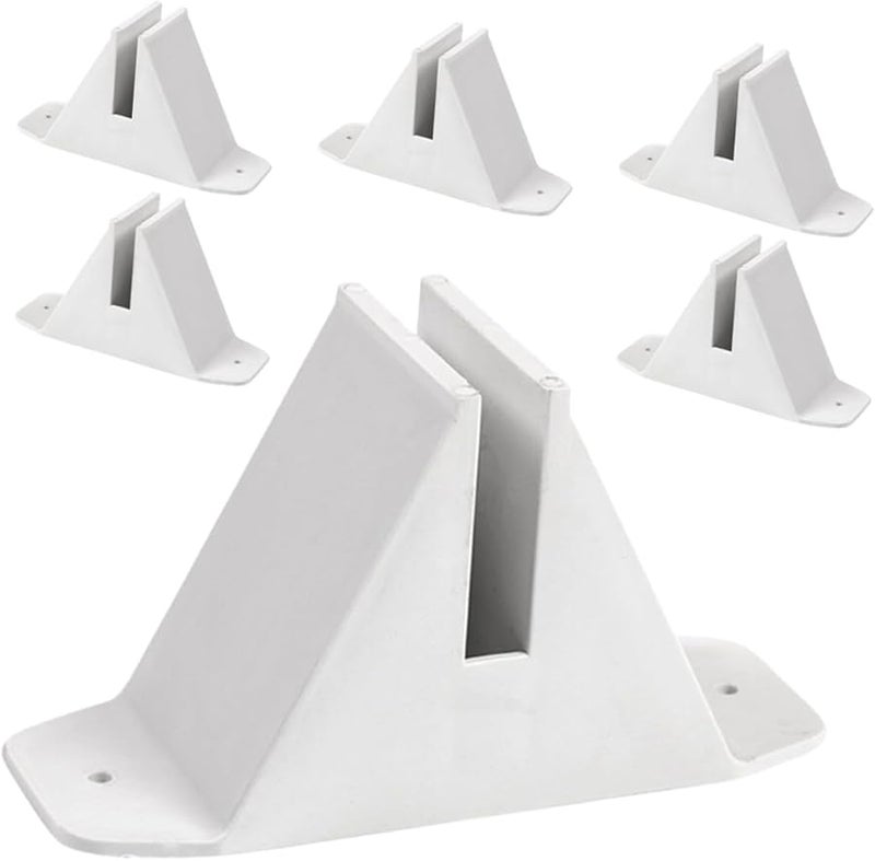 6Pcs Garden Fence Base Stand for Christmas Trees Dog Gates Safe Outdoor Space Saving - Image 2