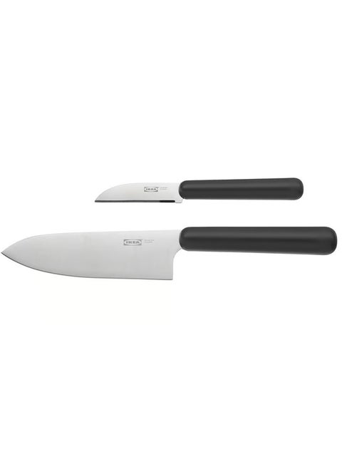 2-piece knife set, grey
