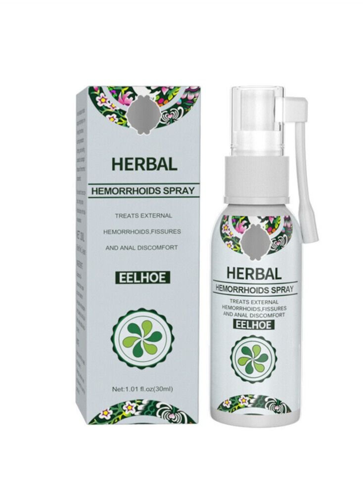 EELHOE Hemorrhoid Healing Spray Hemorrhoid Treatment Natural Herbal Hemorrhoid & Fissure Ointment Fast Relief Hemorrhoid Spray Healing Formula 30ml - Image 1