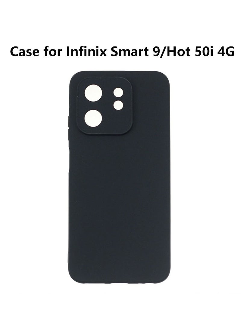 Youque TPU Shockproof Protective Case Cover for Infinix Smart9 /Hot50i Black - Image 1