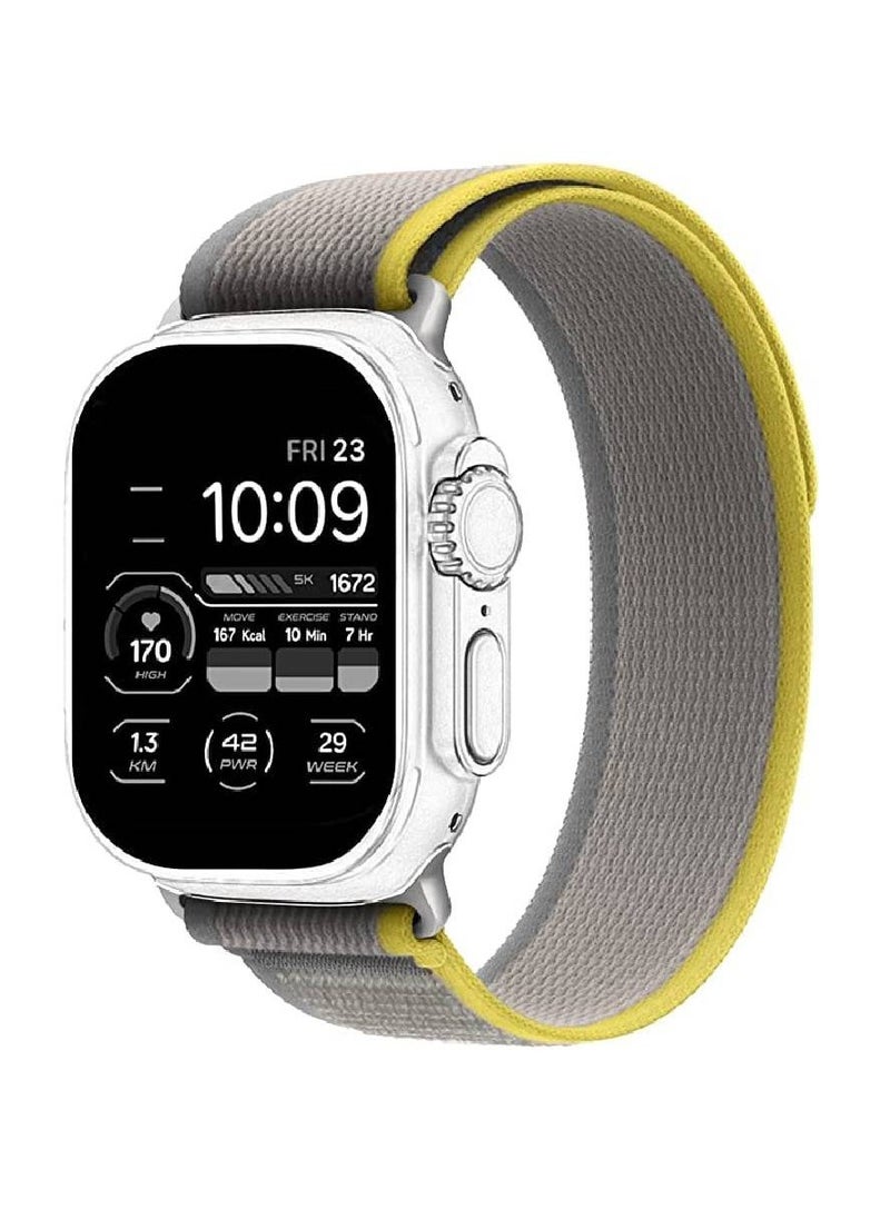 GENNEXT Replacement Trail Loop Watch Band Strap For Apple Watch Ultra / Watch Ultra 2 49mm Sand,Yellow  - Image 1