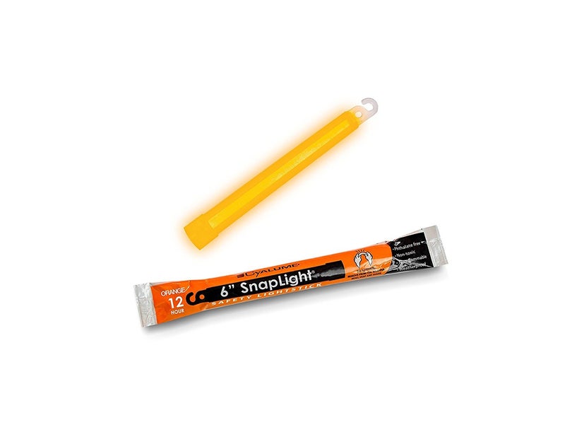 Cyalume - 9-00722 SnapLight Orange Light Sticks – 6 Inch Industrial Grade, High Intensity Glow Sticks with 12 Hour Duration (Pack of 20) - Image 1