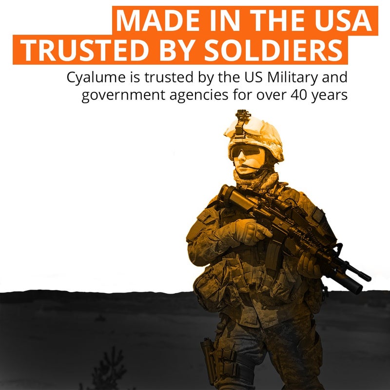 Cyalume - 9-00722 SnapLight Orange Light Sticks – 6 Inch Industrial Grade, High Intensity Glow Sticks with 12 Hour Duration (Pack of 20) - Image 4