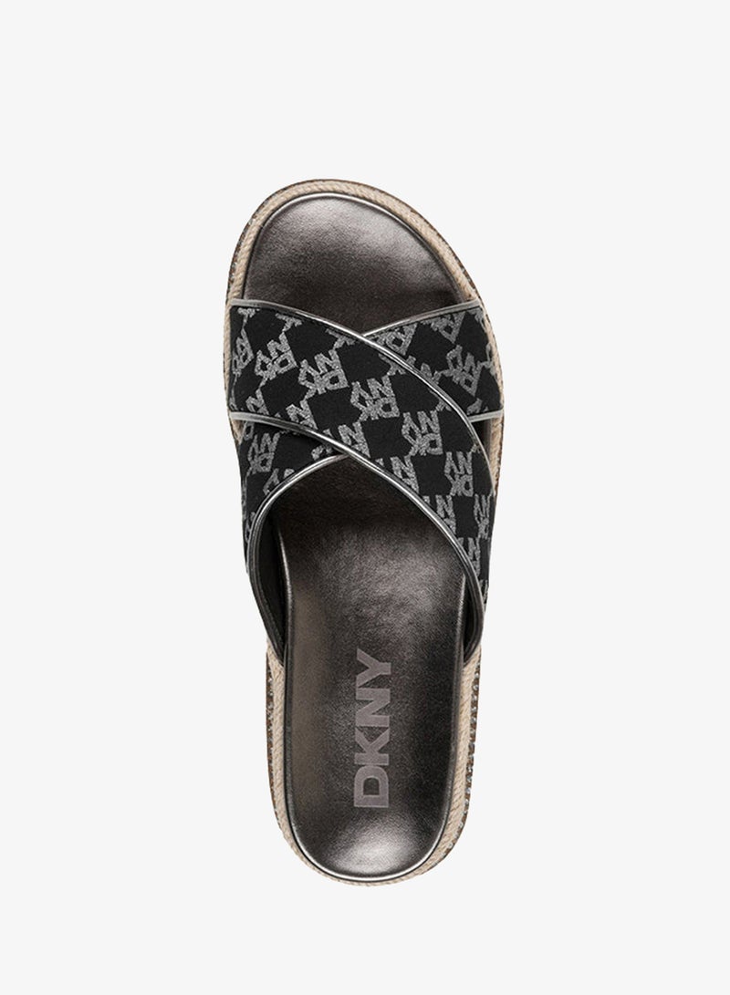 دكني صنادل إسبادريل بكعب منصة متقاطعة من بيريس - Image 4