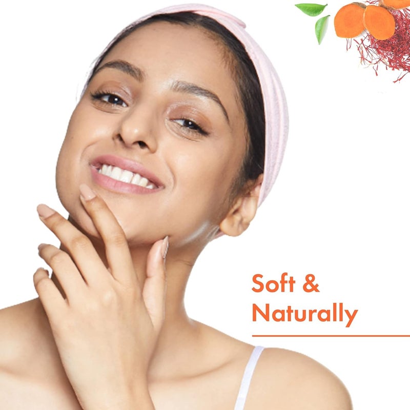 Good Vibes Ubtan Face Wash | with Turmeric & Saffron | Gently Removes Dirt & Impurities | Soothing & Moisturizing Facial Cleanser | 4.06 Fl Oz/120ml - Image 4