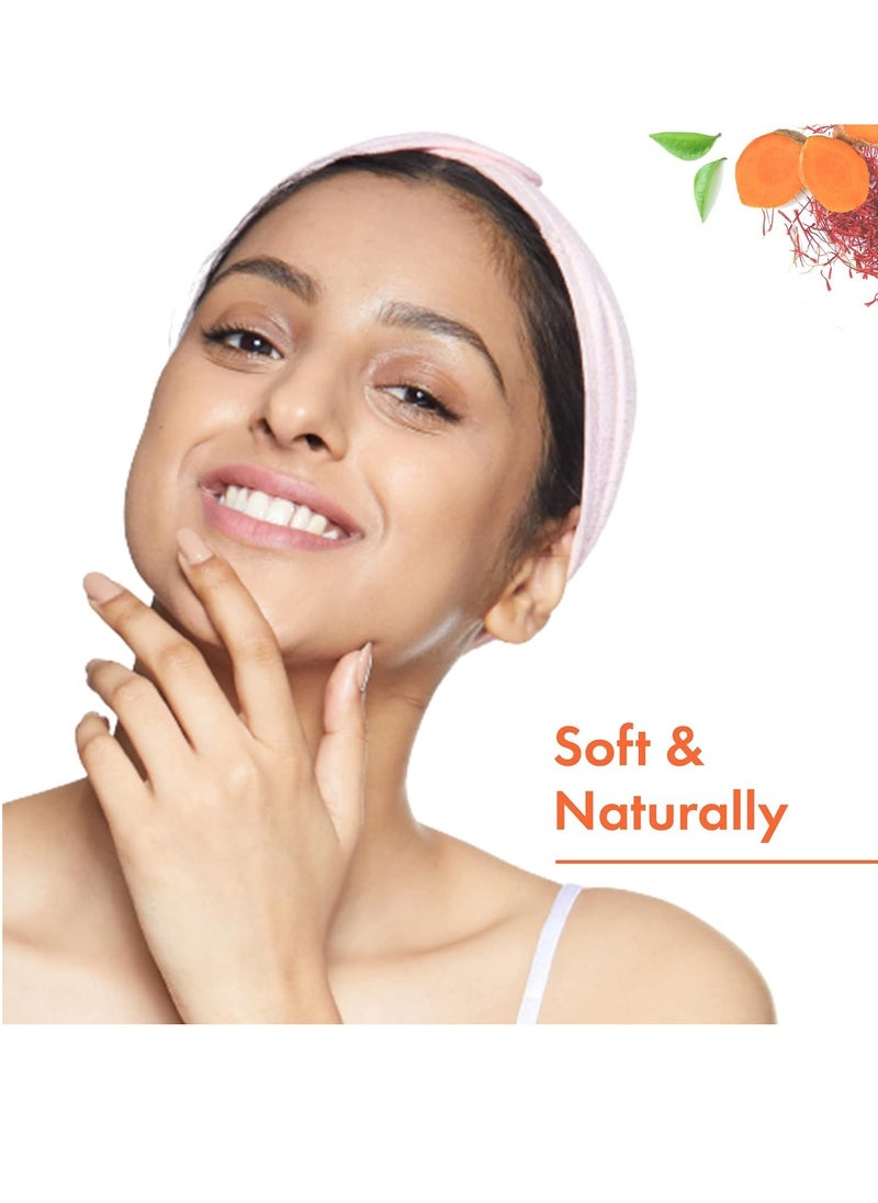 Good Vibes Good Vibes Ubtan Insta Glow Face Wash | with Turmeric & Saffron | Gently Removes Dirt & Impurities | Soothing & Moisturizing Facial Cleanser | 4.06 Fl Oz/120ml  - Image 3