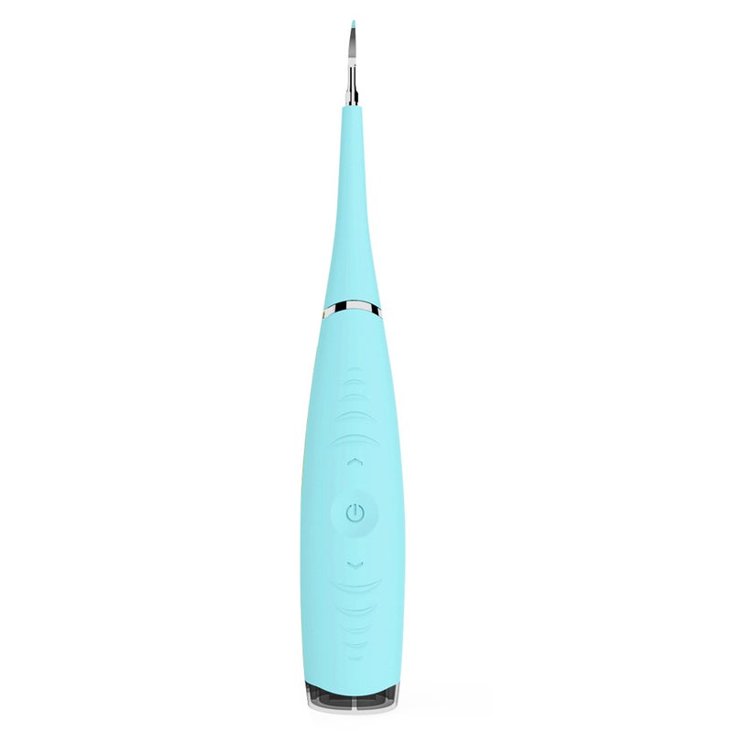 Factory generation and second generation electric tooth cleaner household tooth cleaner tooth care black and yellow tartar calculus remover blue first generation - Image 1