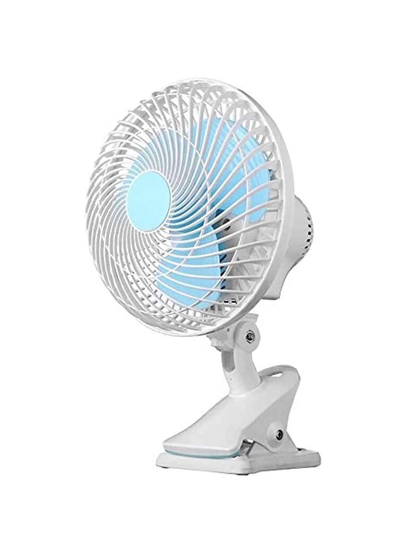 GENNEXT Mini table Fan White/ Blue - Image 1