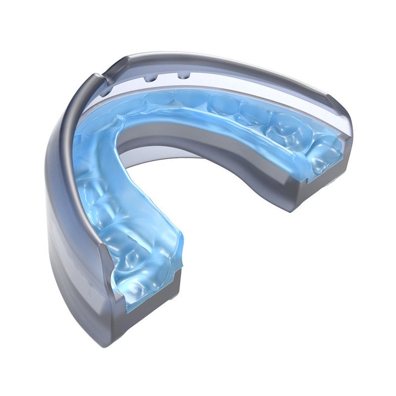 Shock Doctor Braces Football Mouth Guard, Upper and Lower Teeth. Convertible, Ultra Double Protection, Comfortable and Durable Mouthguard. - Image 2