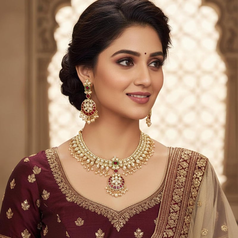 Estele Fancy Designer Necklaces For Women - Image 5