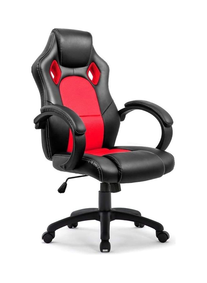 بليتزد مسند ظهر بتصميم مريح للغاية وهيكل متين لكرسي الألعاب أو المكتب أحمر/أسود 55 x 66 x 115سم - Image 1