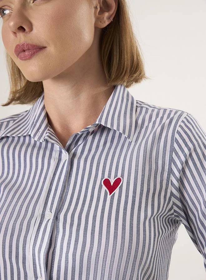FELIX HARDY Striped Long Sleeve Shirt
