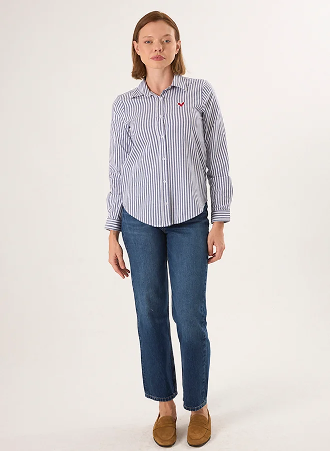 FELIX HARDY Striped Long Sleeve Shirt