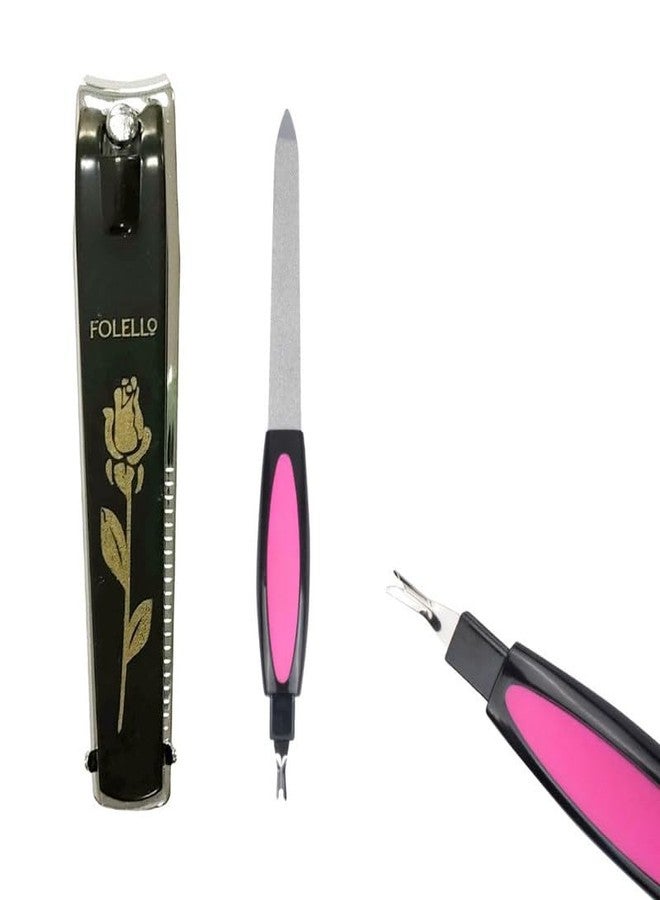 FOLELLO مجموعة قص الأظافر فوليلو سوبر سيفر (NAILCUTTERSET_02_FL) - Image 1