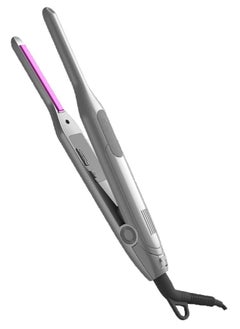 Hair Straighteners and Curler, Professional 2 in 1 Ceramic Pencil Flat Iron for Women's Short Hair and Men's Beard，Portable Mini Wave Hair Straightener Curling Iron (UK standard adaptor)