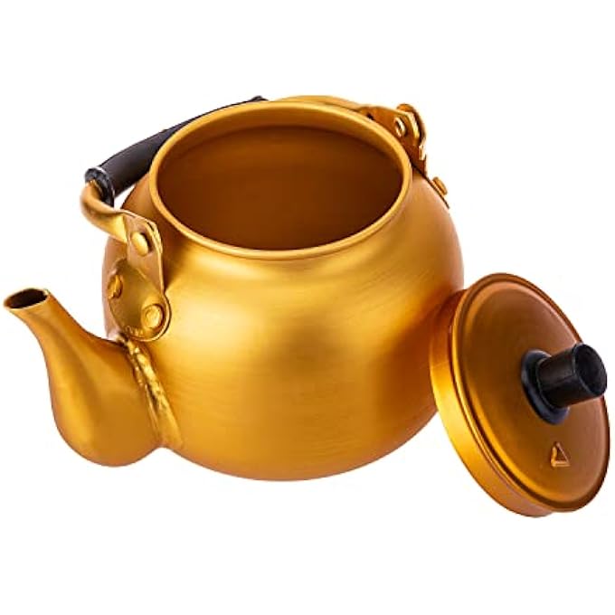 أي كي دي سي غلاية ألومنيوم 15 لتر 14 سم × 14 سم × 11 سم لون ذهبي - Image 3