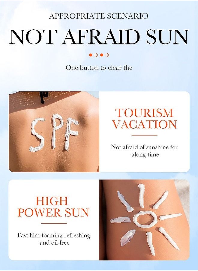 BIOAOUA - Aloe Vera Sunscreen 40g Repair Lotion High Sun Protection Full Band Sun Protection Long Term Blocking UVB,Protect Light Damage And Skin From Ultraviolet - Image 1