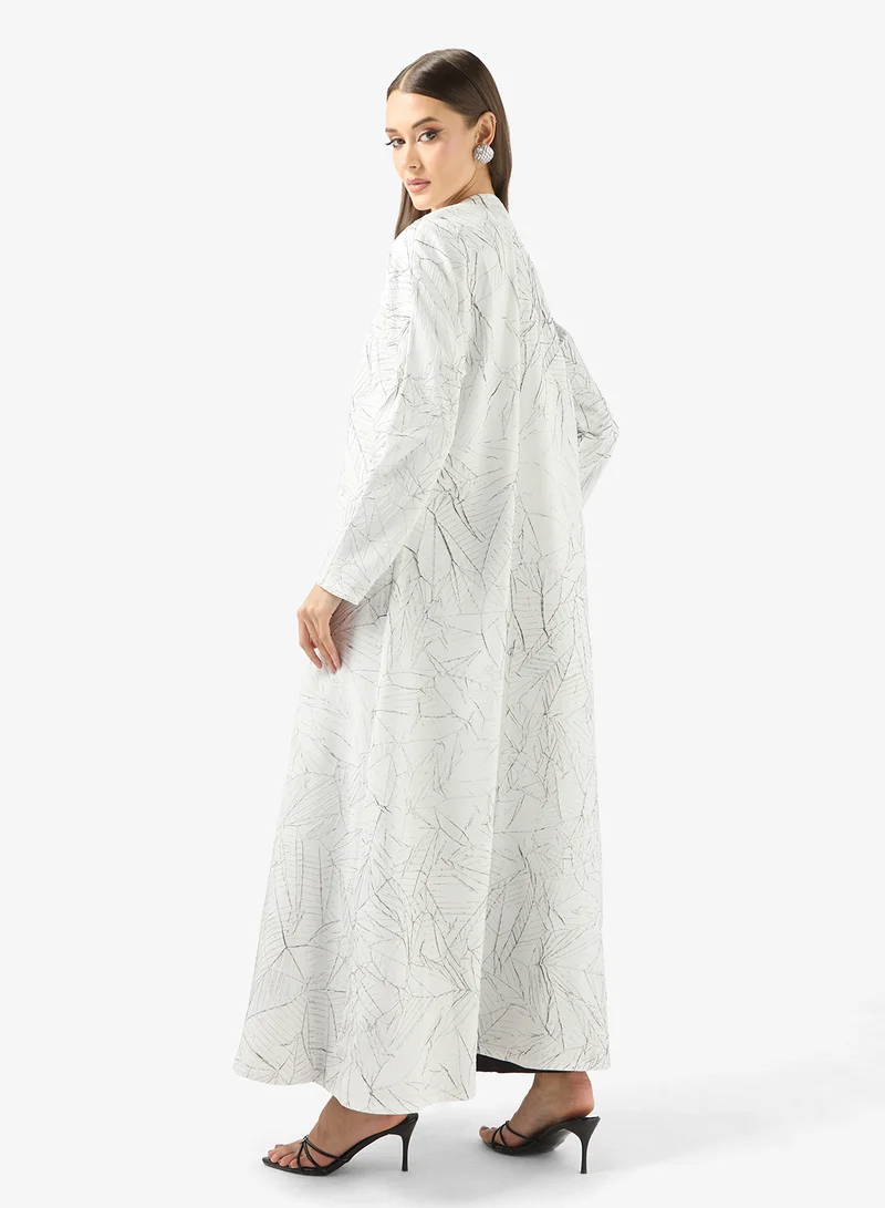 Khizana Textured Abaya