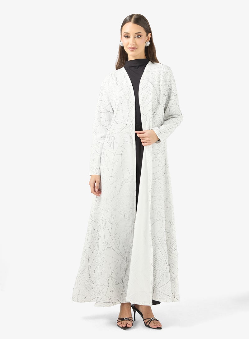 Khizana Textured Abaya - Image 1