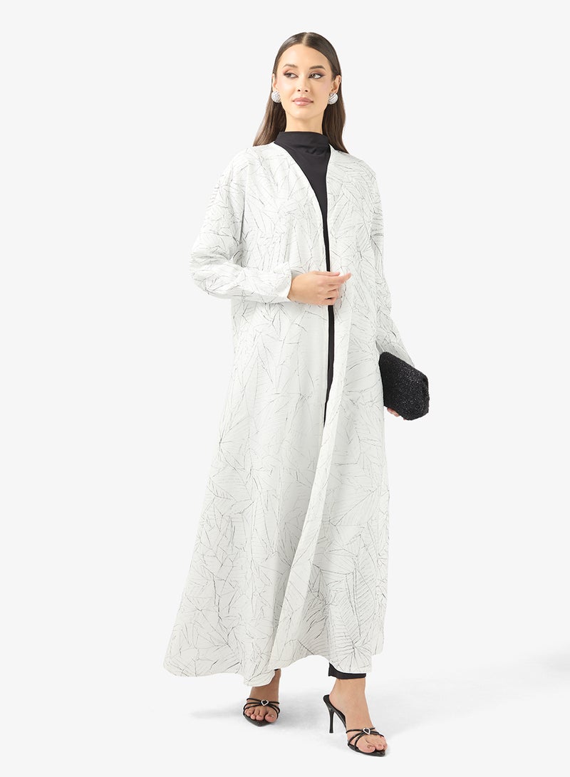 Khizana Textured Abaya - Image 4