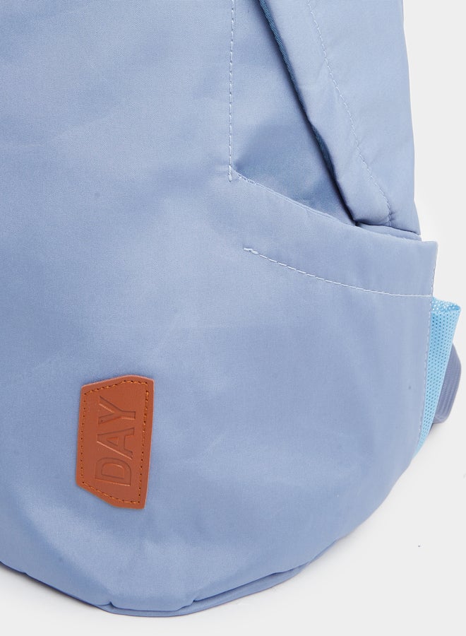 Styli Unisex Blue Backpack with Side Pocket 31x18x45cm - Image 3