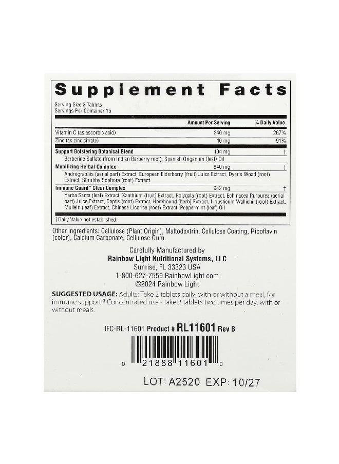 Rainbow Light - Rainbow Light, Counter Attack®, 30 Tablets - Image 1
