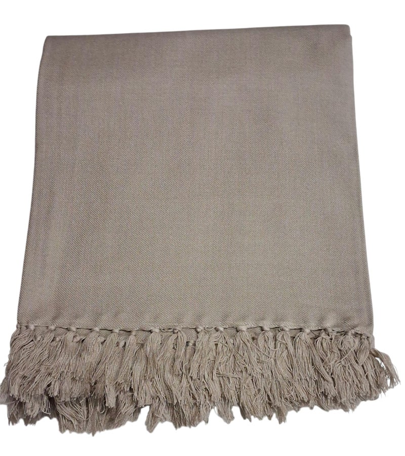 MAMRAJ Men's || Pure Woolen|| Treandy Lohi/Shawl (230cm x 115cm) (Dark Grey) - Image 4