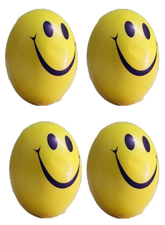 Awadh- Smile face Squeeze Ball Soft Ball | Fingers Exercise Ball |Soft Ball | Hand Exercise Ball Pack of 4 Ball - Image 1