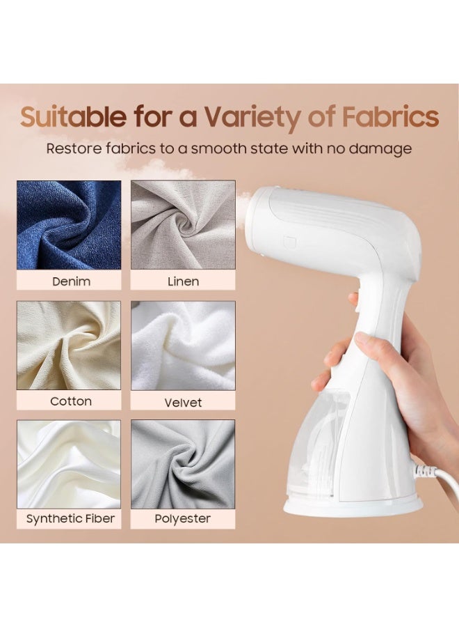 DUNISO Garment Steamer Iron，Handheld Garment Steamer，Portable Steam Iron，Space Saving，Leak Proof，for Home，Office & Travel，1500W 300ML - Image 5