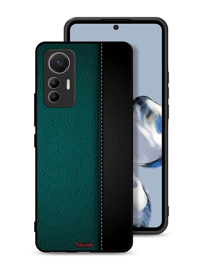Tolwak Xiaomi 12 Lite Protective Case Cover Leather Pattern - Image 1