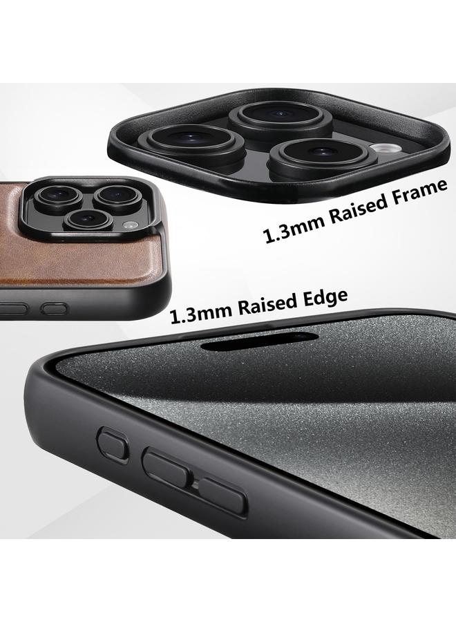 Suteni Case For iPhone 16 Plus G3 Oil Wax 360 Rotation Holder MagSafe Back Phone Case - Image 4