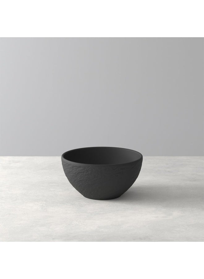 Villeroy & Boch Villeroy Boch Manufacture Rock 4Piece Place Setting Dinner Plate Salad Plate Rice Bowl Pasta Bowl Premium Porcelain Made in Germany Matte Black  - Image 2