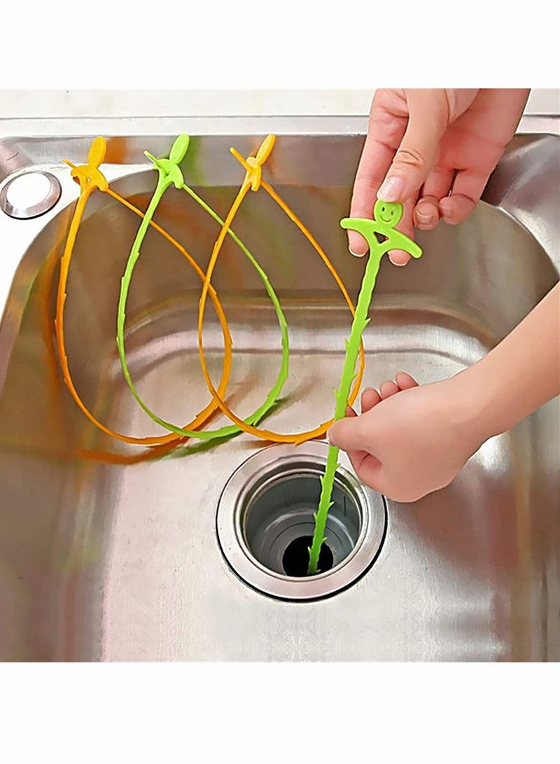 Excefore Sink Unblocker Tool, Sink Snake, Plastics Hair  - Image 3