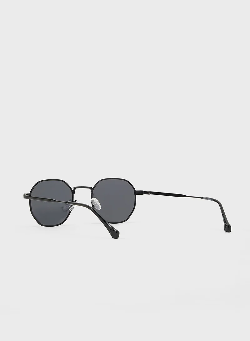 Robert Wood Polarized Lens Round Sunglasses