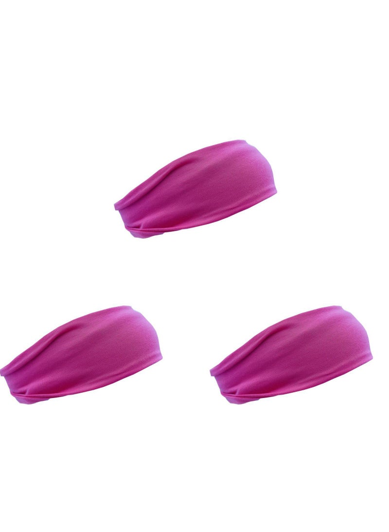 Y&D 3 Piece Sports Sweat Absorbent Running Fitness Headband  - Image 1
