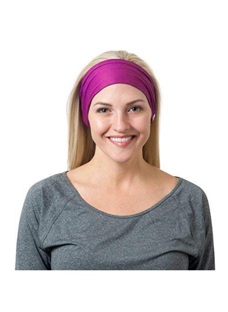 Y&D 3 Piece Sports Sweat Absorbent Running Fitness Headband  - Image 2