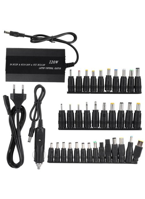90W Home/Car Use Universal Notebook Power Adapter With 34 DC Connectors (110‑240V)