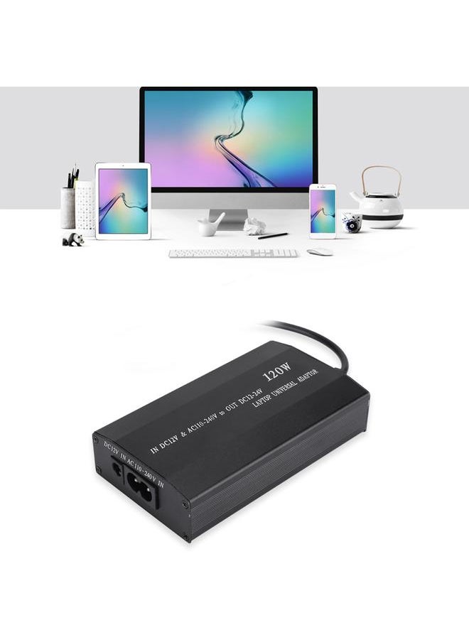 90W Home/Car Use Universal Notebook Power Adapter With 34 DC Connectors (110‑240V)
