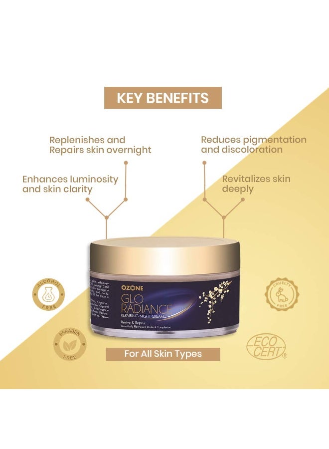 أوزون جلو راديانس كريم ليلي مرمم ليلي 50 جم - Image 3