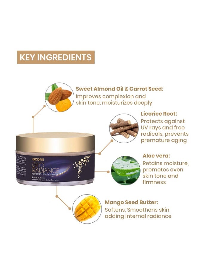 أوزون جلو راديانس كريم ليلي مرمم ليلي 50 جم - Image 2