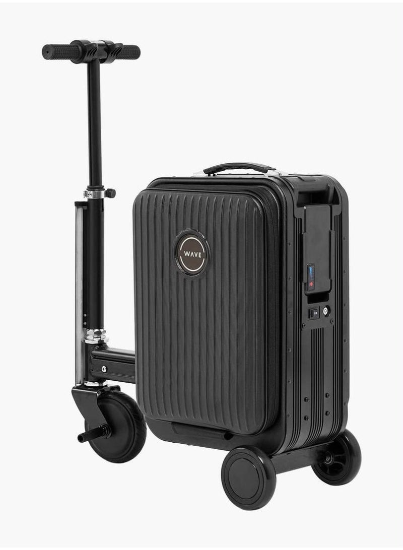 حقيبة سفر ذكية قابلة للركوب من Airwheel: سكوتر أمتعة كهربائي خفيف الوزن للسفر، مزود بقفل رقمي، ومقاوم للماء. - Image 1