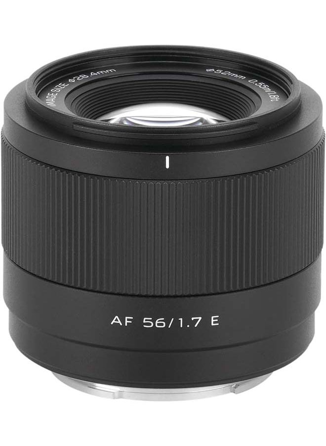 فيلتروكس عدسة VILTROX AF 56 ملم f/1.7 E لسوني,عدسة سوني برايم إي ماونت 56 ملم f1.7 لسوني a7iv a7rv a6400 a6700 ZV-E10 (APS-C)  - Image 2