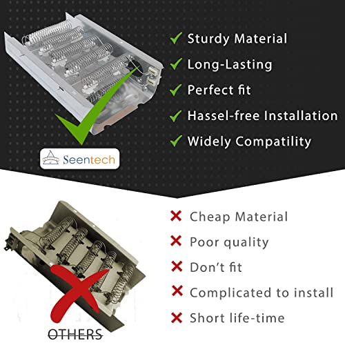 Seentech UPGRADED 279838 Dryer Heating Element by Seentech, Compatible with Whirlpool & Kenmore Electric Dryers - Replaces 2438 3398064 8565582 AH334313 EXP279838 AP3094254 279837 279838VP 3398064 8565582 - Image 5