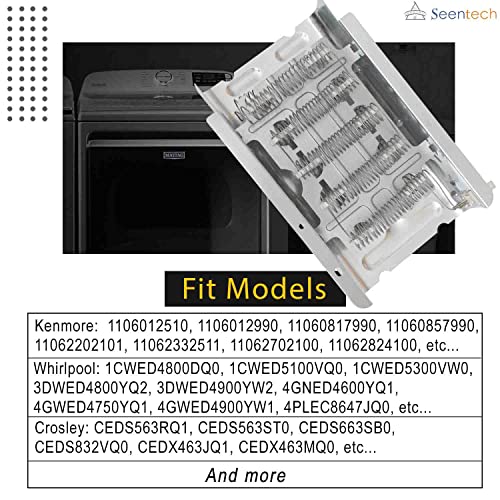 Seentech UPGRADED 279838 Dryer Heating Element by Seentech, Compatible with Whirlpool & Kenmore Electric Dryers - Replaces 2438 3398064 8565582 AH334313 EXP279838 AP3094254 279837 279838VP 3398064 8565582 - Image 3