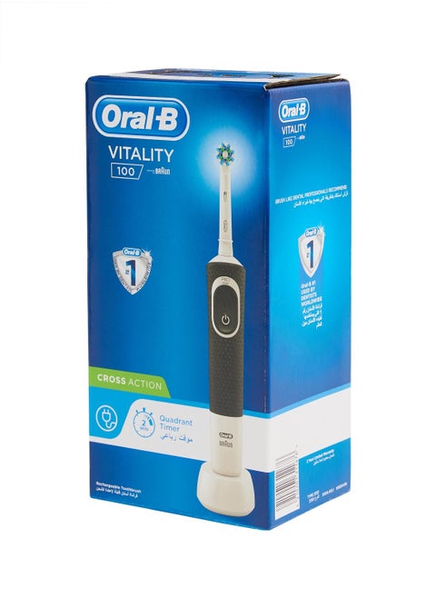 Vitality 100 Rechargeable Electric Toothbrush Black