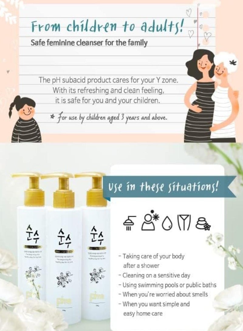 pime K-Beauty Feminine Wash 150g x2 – pH-Balanced Gentle Cleanser for Odor Control, Freshness & Antibacterial Protection, Daily Intimate Care - Image 5