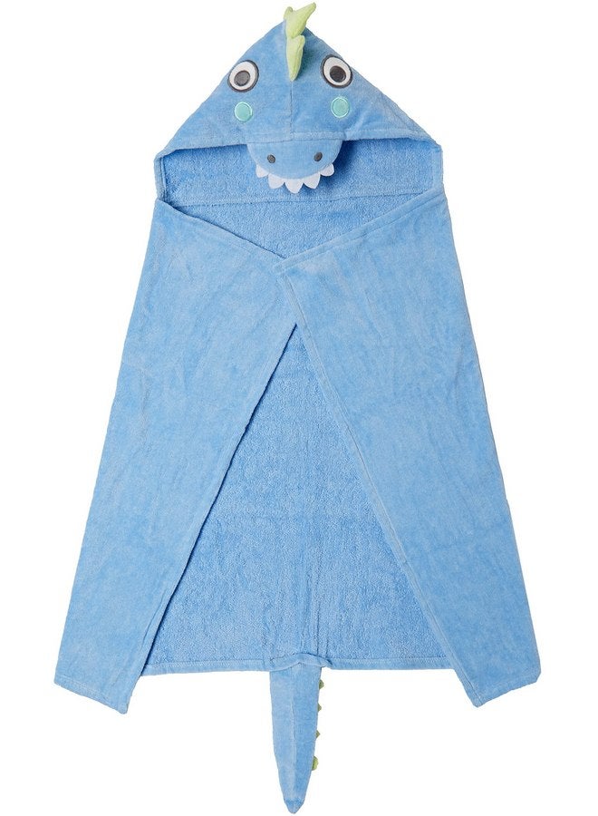 إليجانت بيبي هدية استحمام أنيقة للأطفال الأكثر مبيعًا - منشفة قطنية بغطاء رأس، أزرق بحري - Image 1