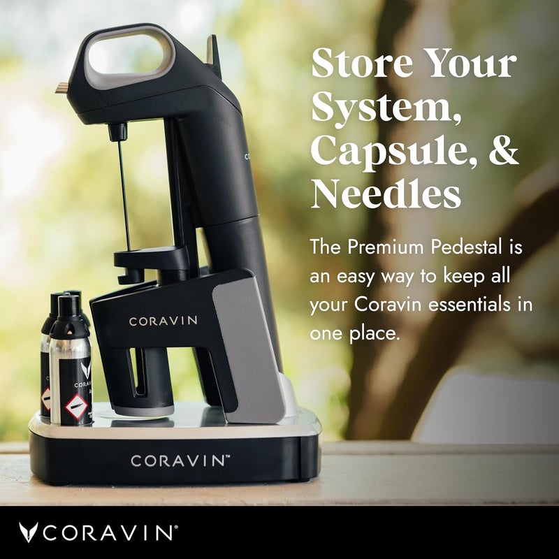 Coravin Premium Pedestal Base  to Hold Timeless Pivot Wine by The Glass Systems - Image 2